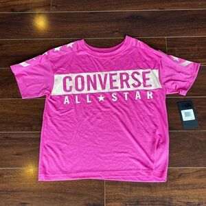 ⭐️NWT - Converse Girls Pink T-Shirt - Size L (12-14)
